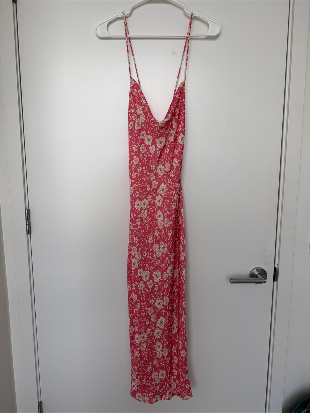 RESA Madison slip dress in Guava NWT